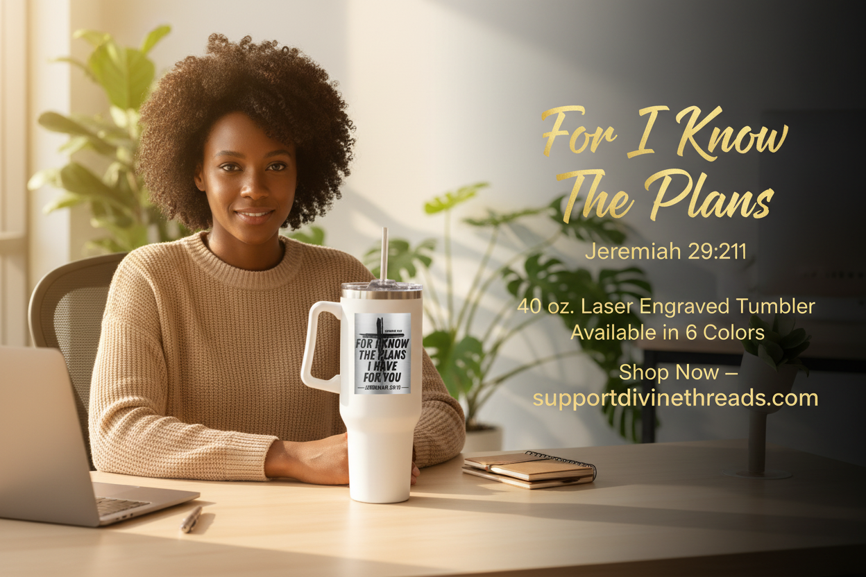 For I Know The Plans Tumbler Hero Banner