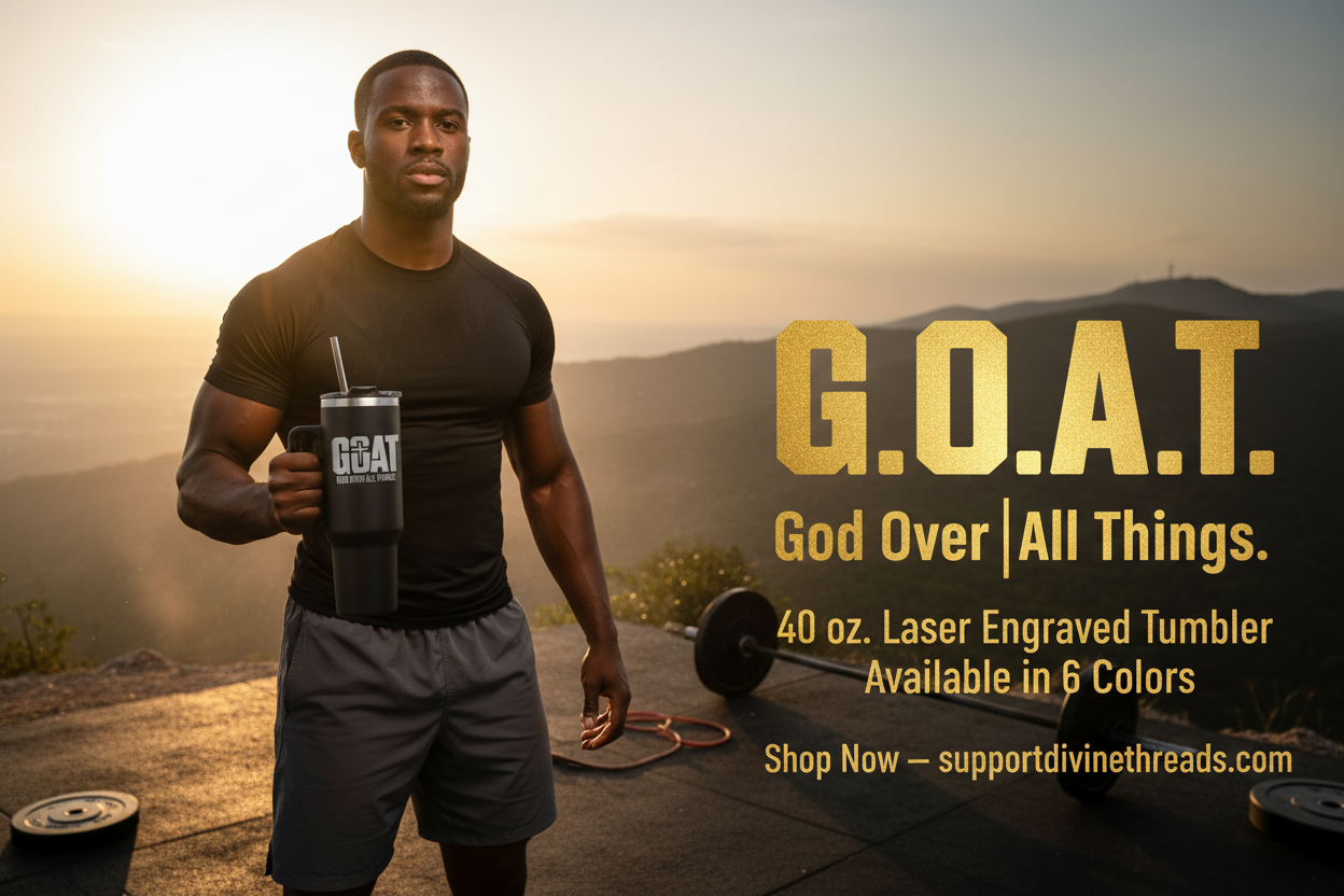 G.O.A.T. Tumbler Lifestyle Hero Banner