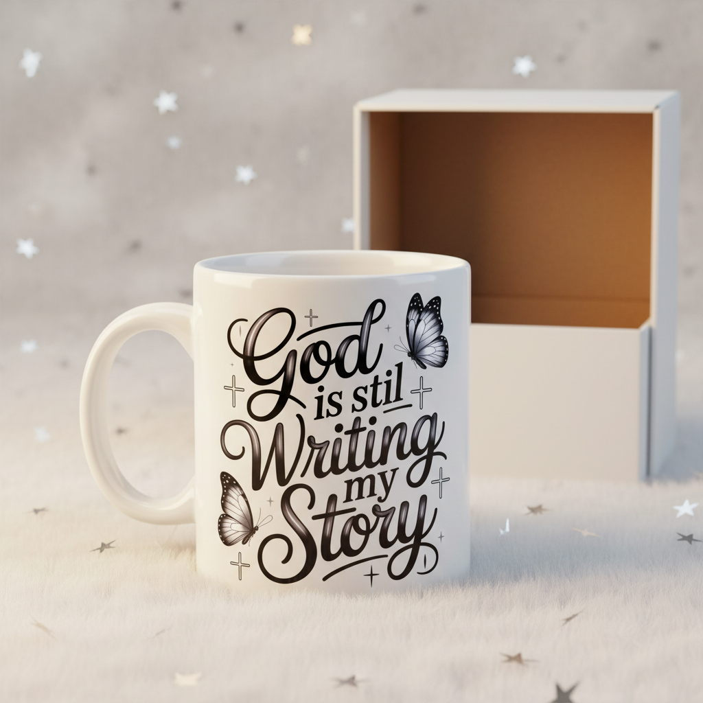 God Is Still Writing My Story 15oz Mug with Gift Box