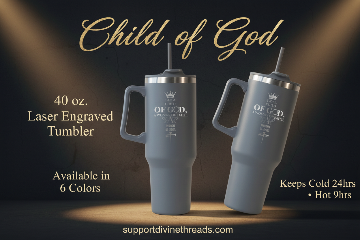 Child of God Tumbler Commercial Ad