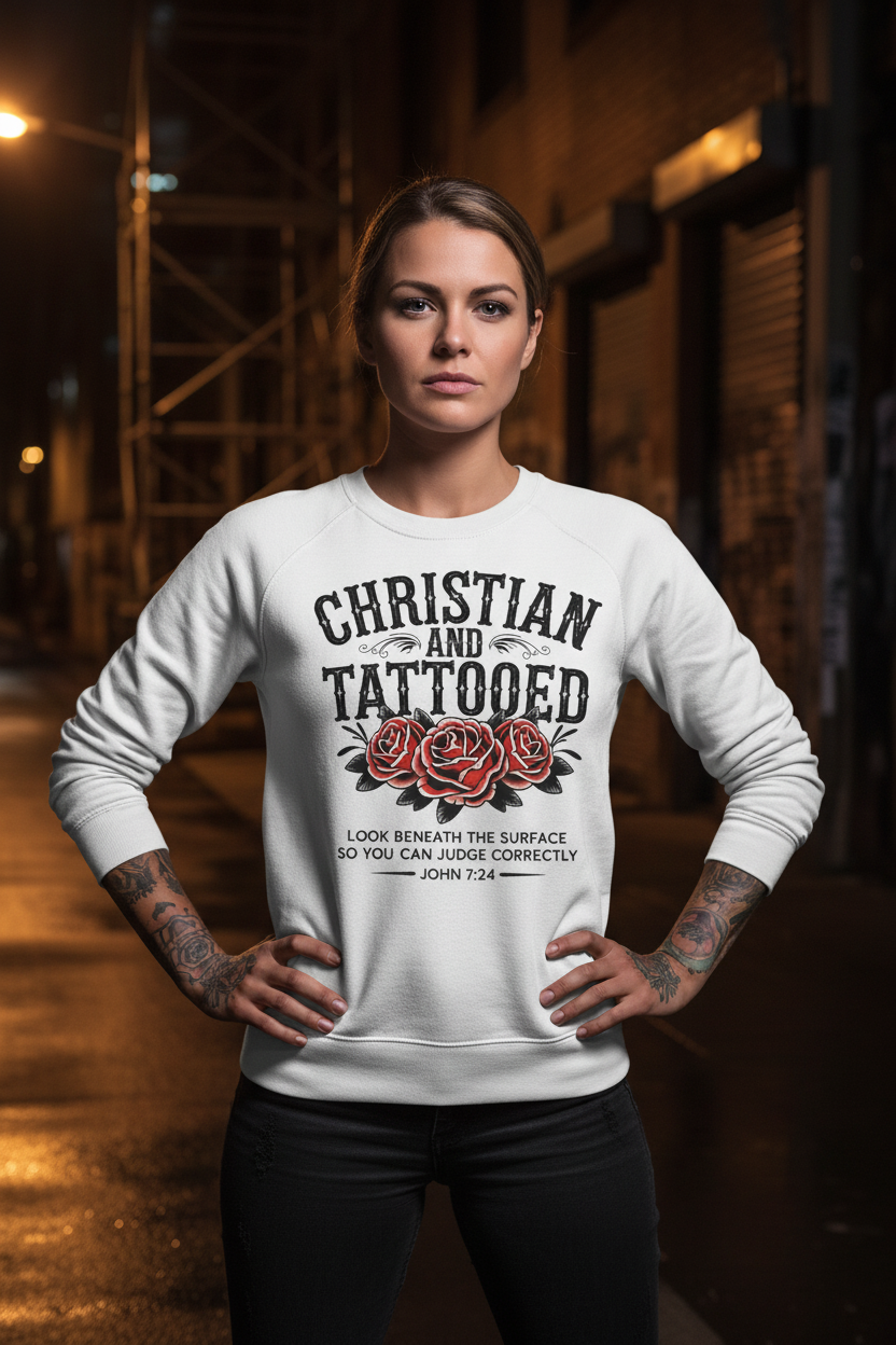 Christian And Tattooed Sweatshirt
