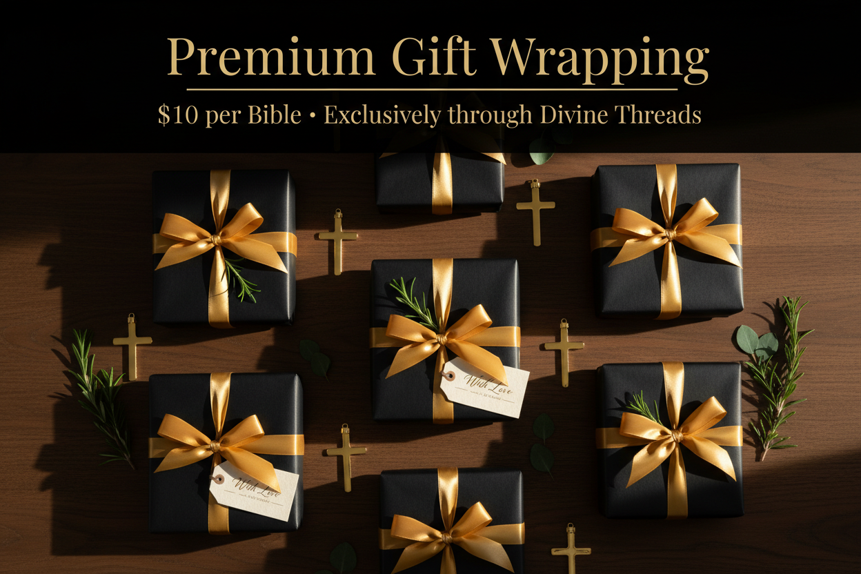 Gift Wrapping Flat Lay