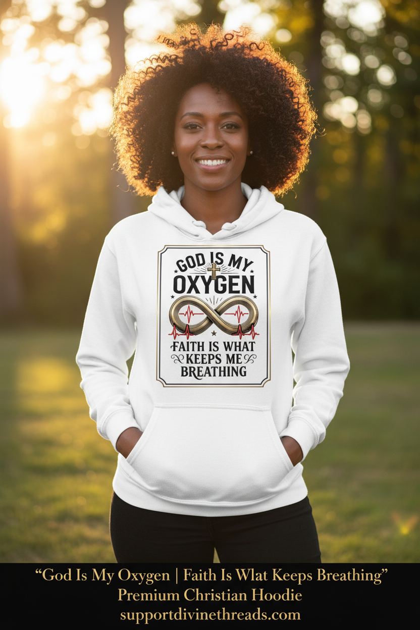 God Is My Oxygen Hoodie Ad