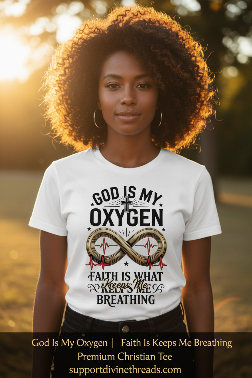 God Is My Oxygen T-Shirt Ad