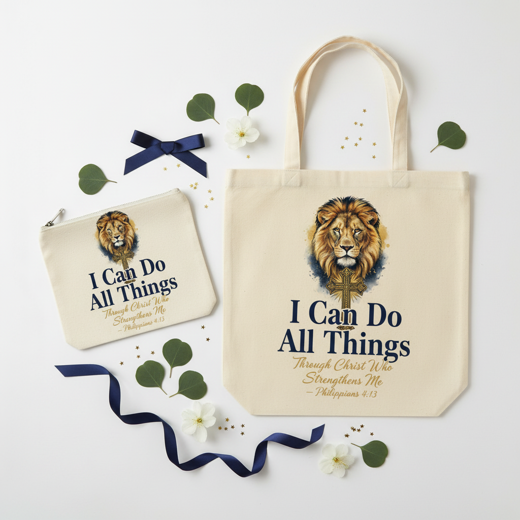 I Can Do All Things - Tote & Pouch