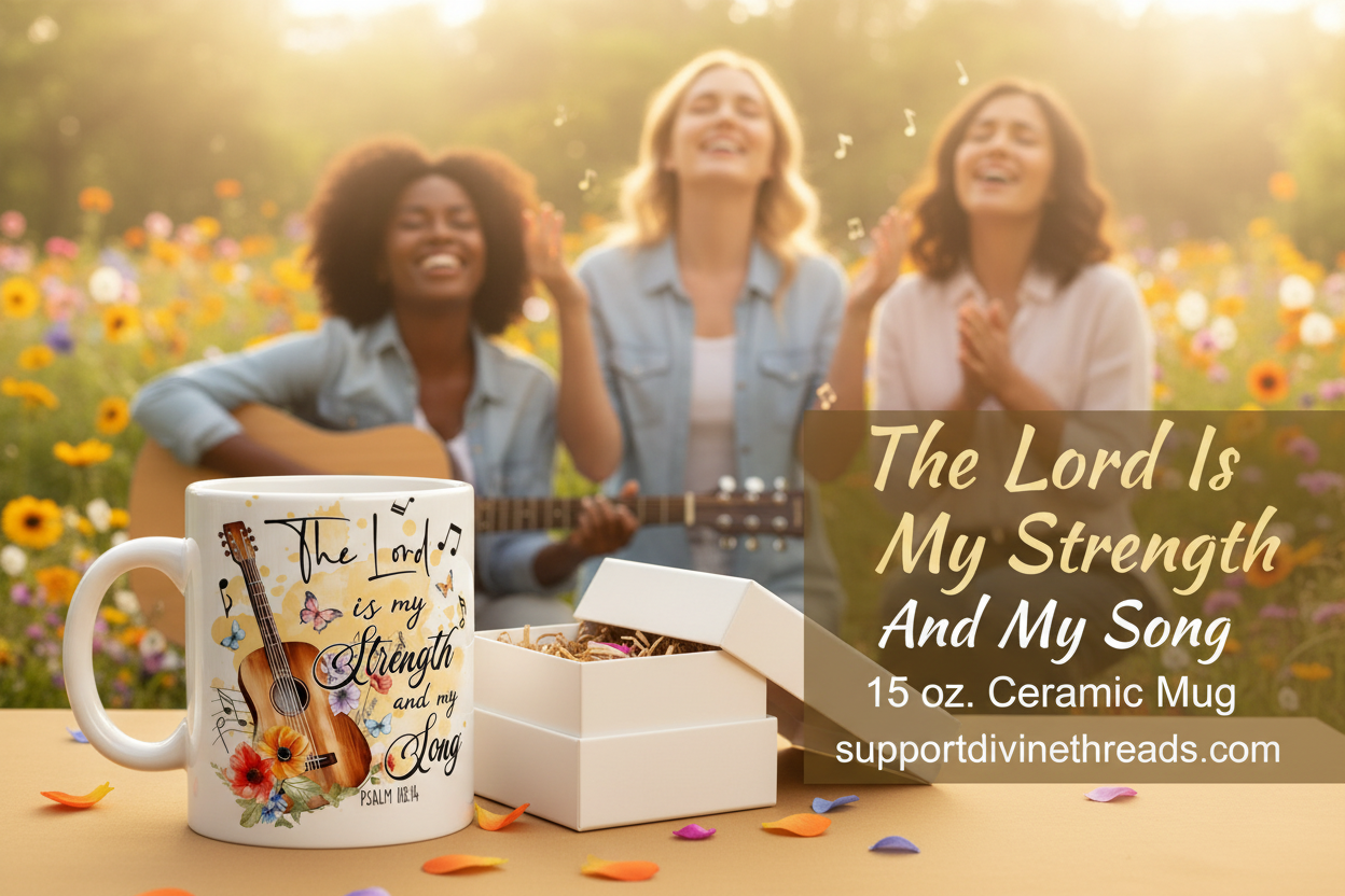 The Lord Is My Strength And My Song Psalm 118:14 Hero Banner