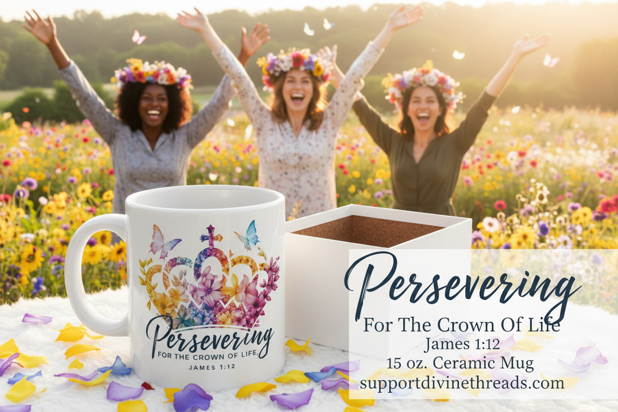 Persevering For The Crown Of Life James 1:12 Hero Banner