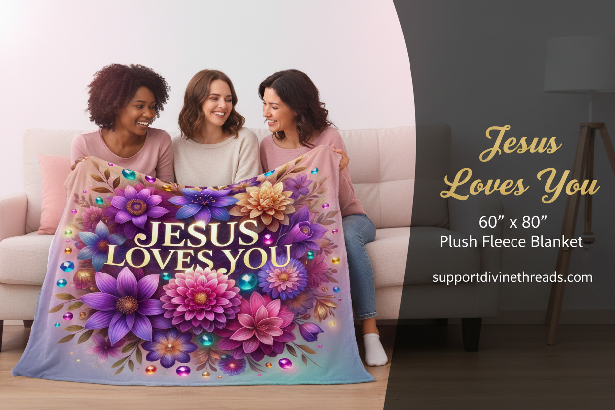 Jesus Loves You Blanket - Hero Banner