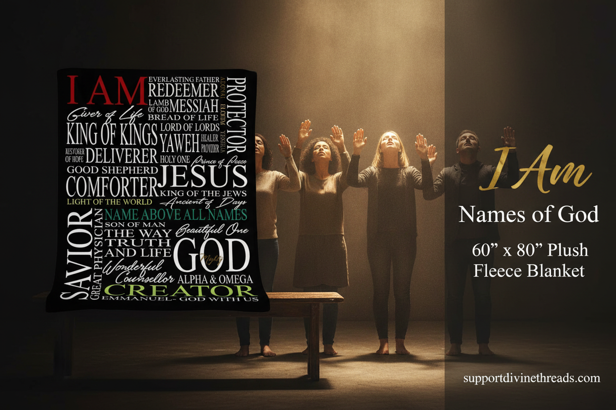 I Am Names of God Blanket Hero Banner