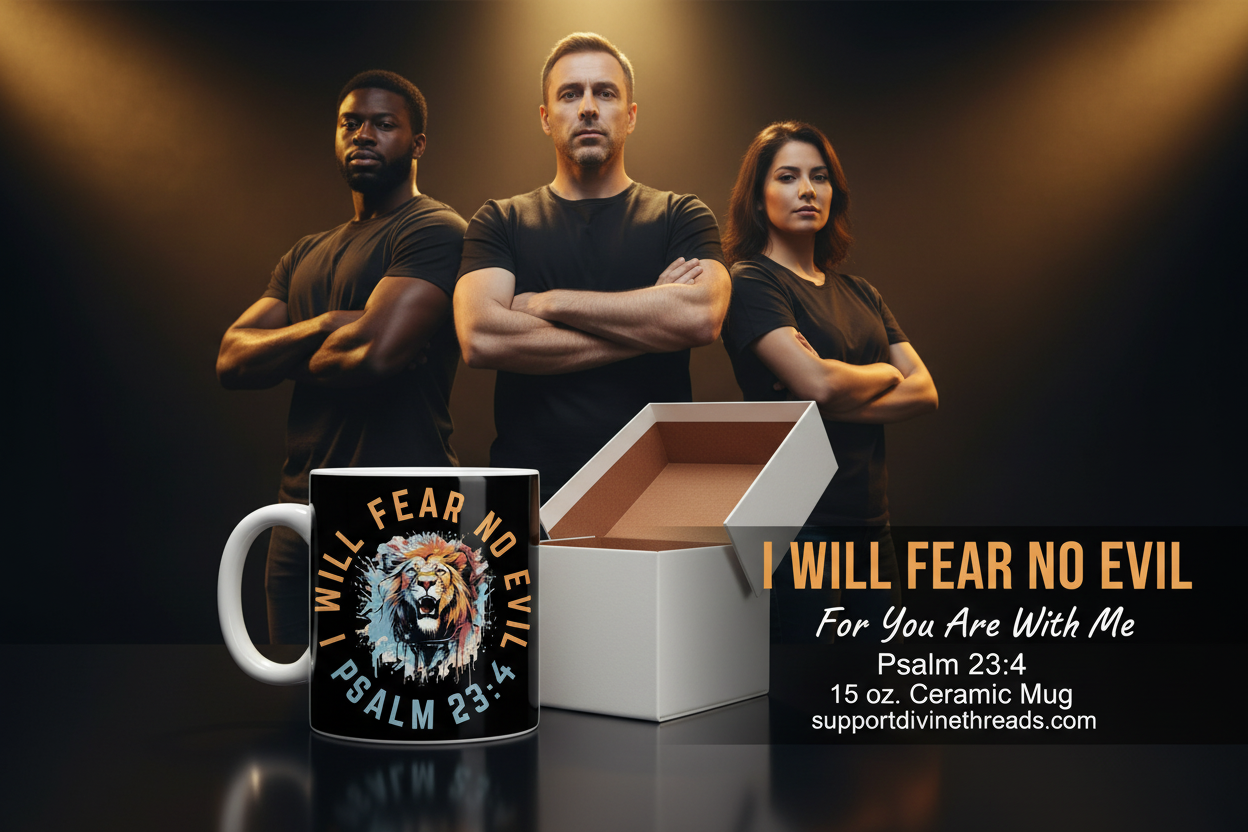 I Will Fear No Evil Psalm 23:4 Hero Banner