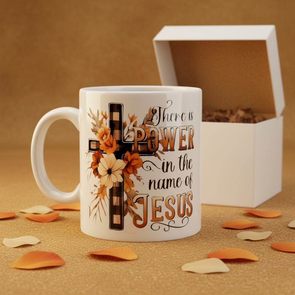 There Is Power In The Name Of Jesus 15oz Mug with Gift Box