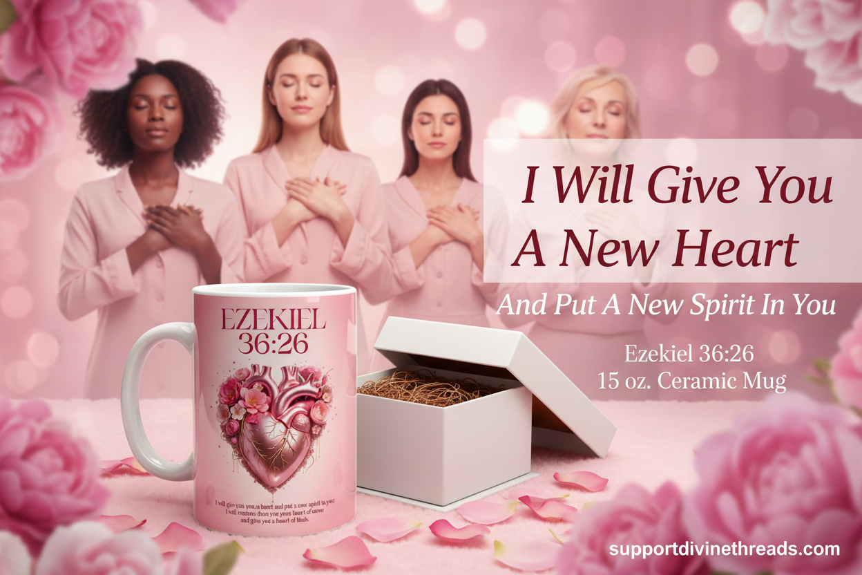 Ezekiel 36:26 I Will Give You A New Heart Hero Banner