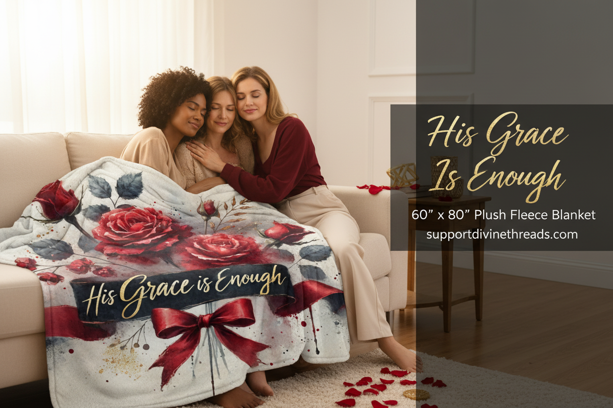 His Grace Is Enough Blanket Hero Banner