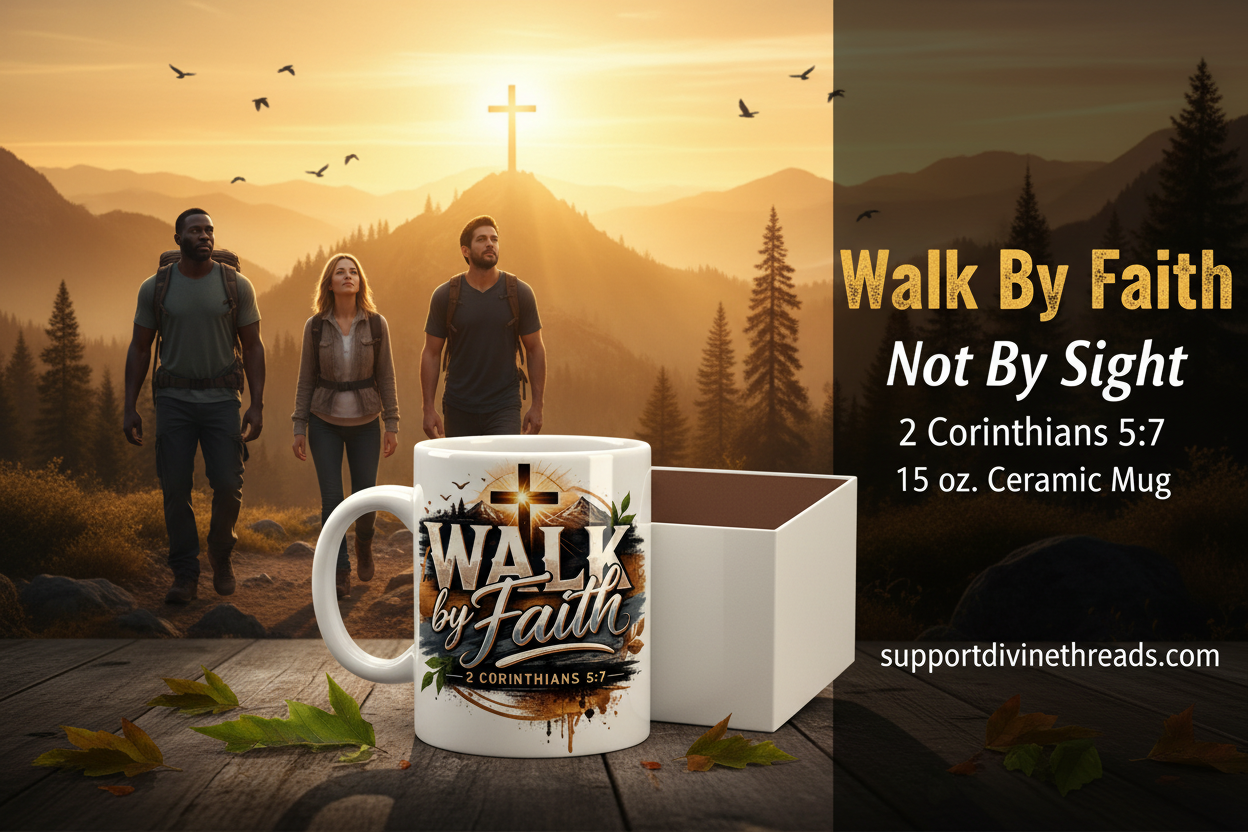 Walk By Faith 2 Corinthians 5:7 Hero Banner