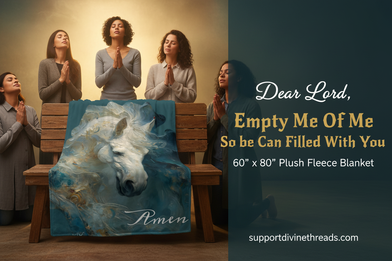 Dear Lord Empty Me Blanket - Hero Banner