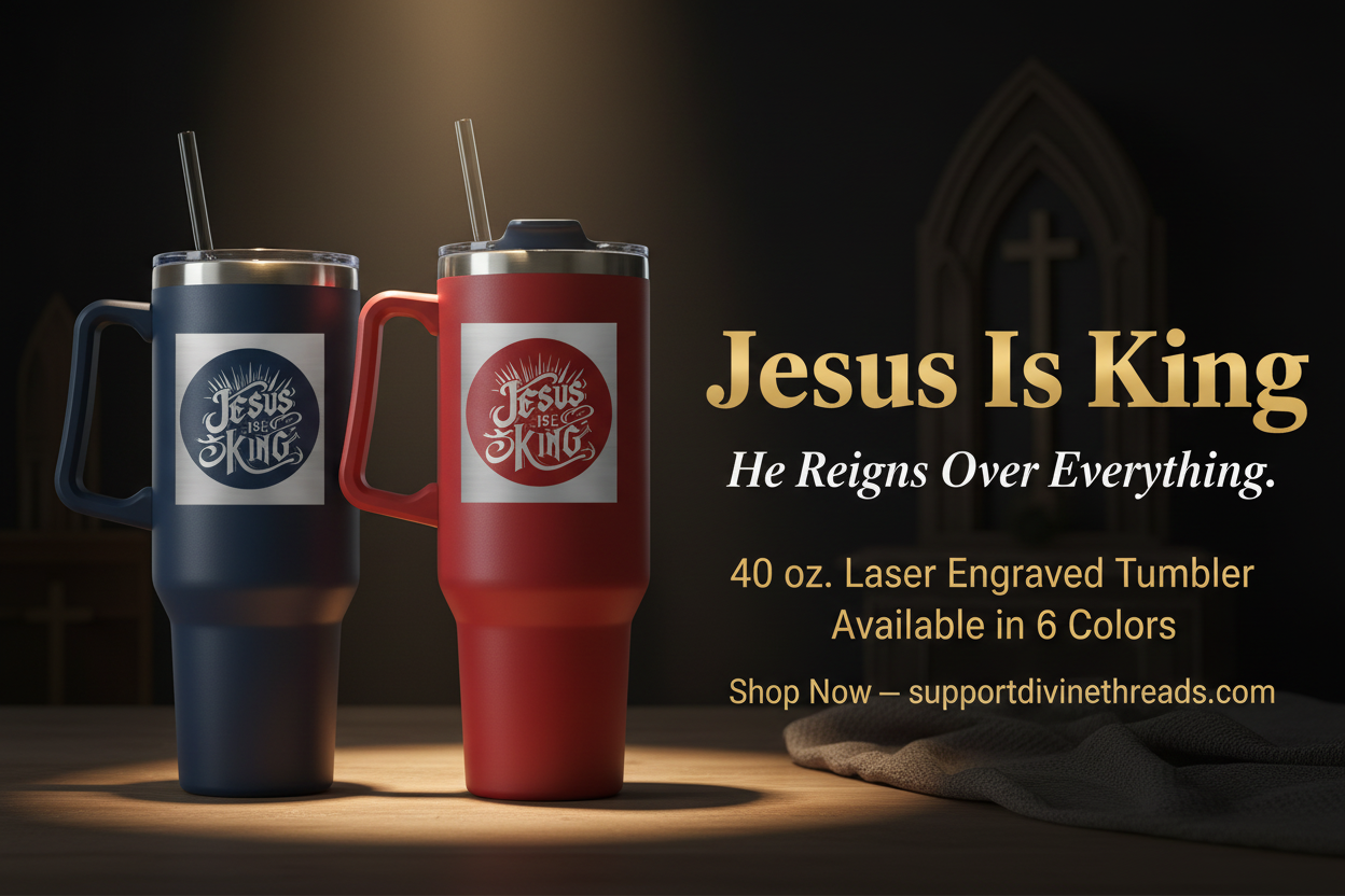 Jesus Is King Dark Lifestyle Hero Banner