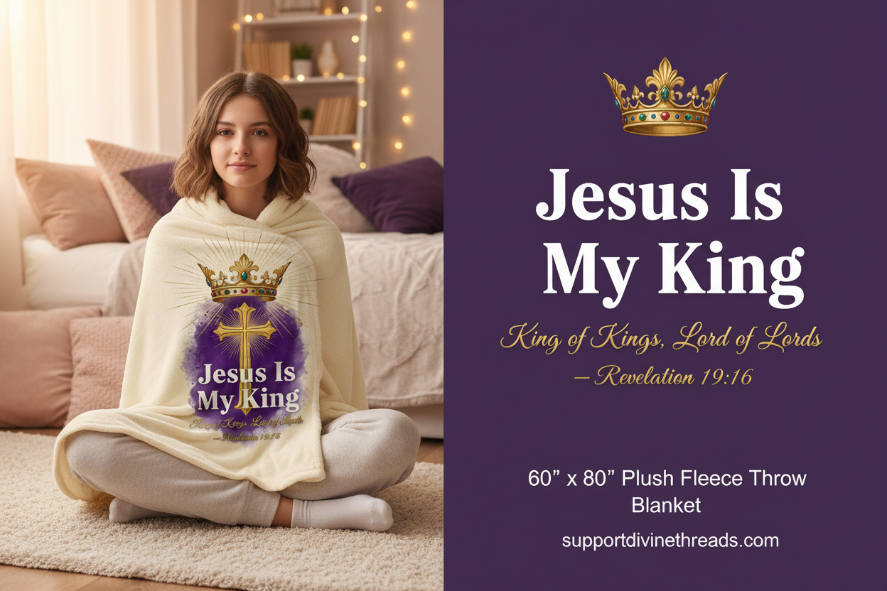 Jesus Is My King - Blanket Hero Banner