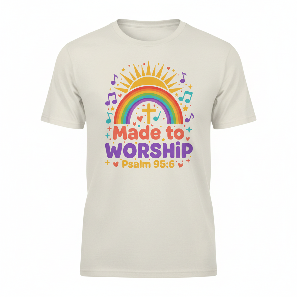 Made to Worship - Illustrated T-Shirt