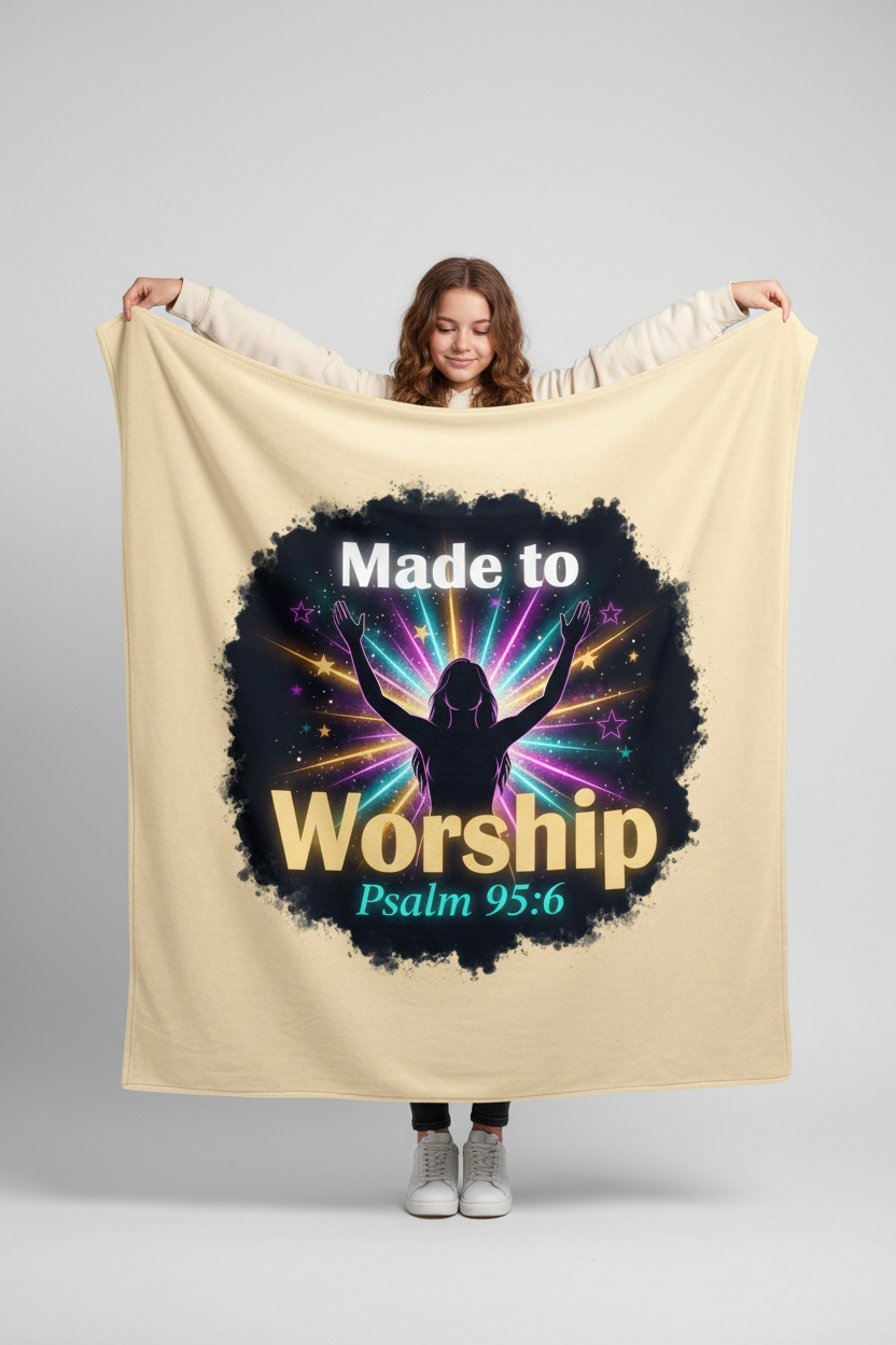 Made to Worship - Neon Glow Blanket