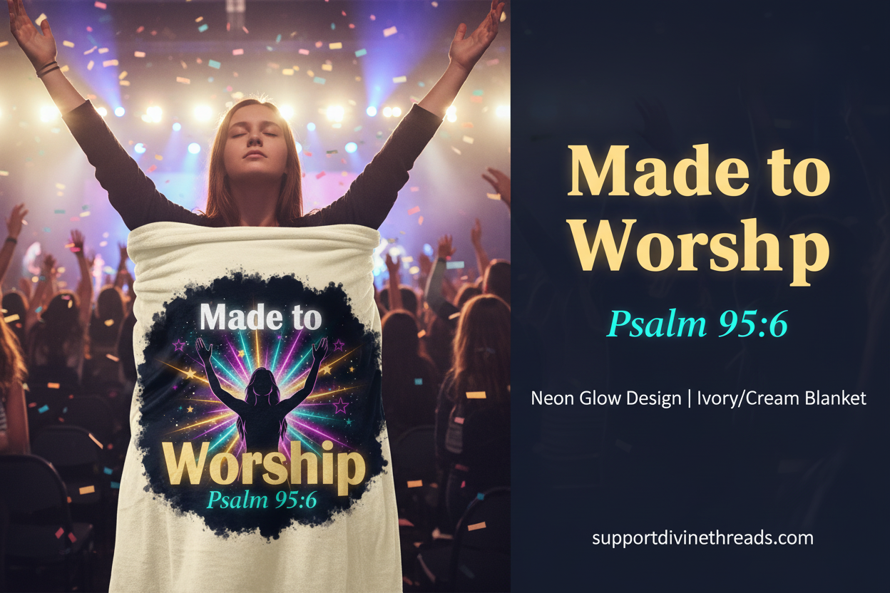 Made to Worship - Neon Glow Hero Banner