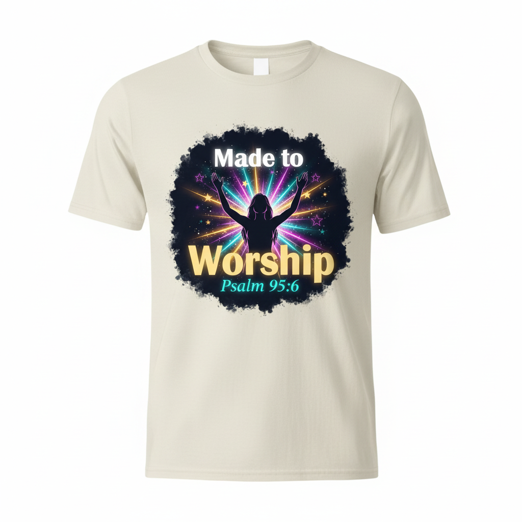 Made to Worship - Neon Glow T-Shirt