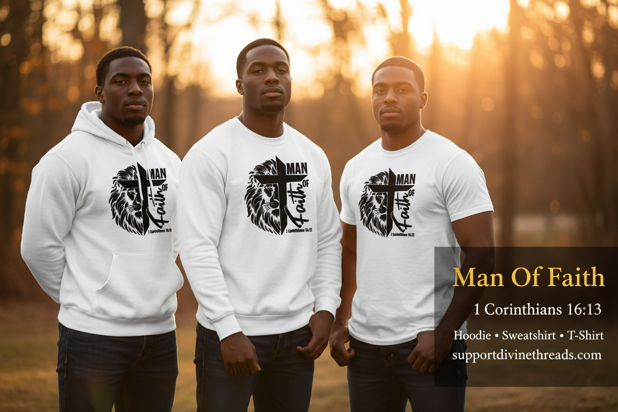 Man Of Faith Collection Hero Banner