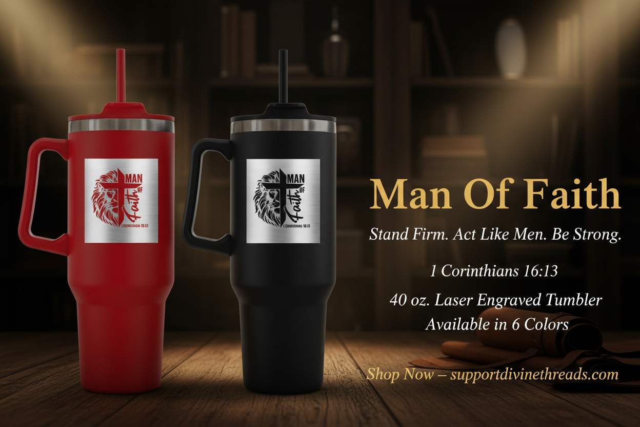 Man Of Faith Dark Lifestyle Hero Banner