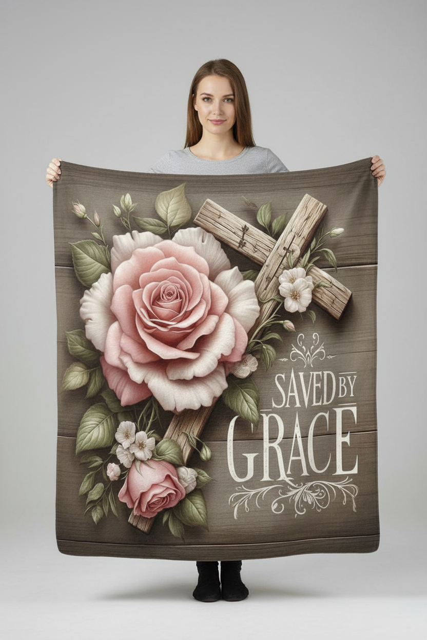 Saved By Grace - Woman Holding