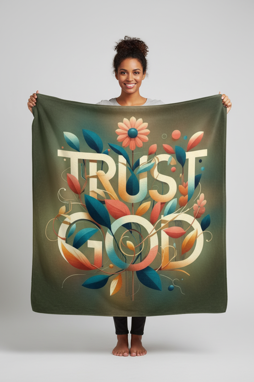 Trust God - Woman Holding