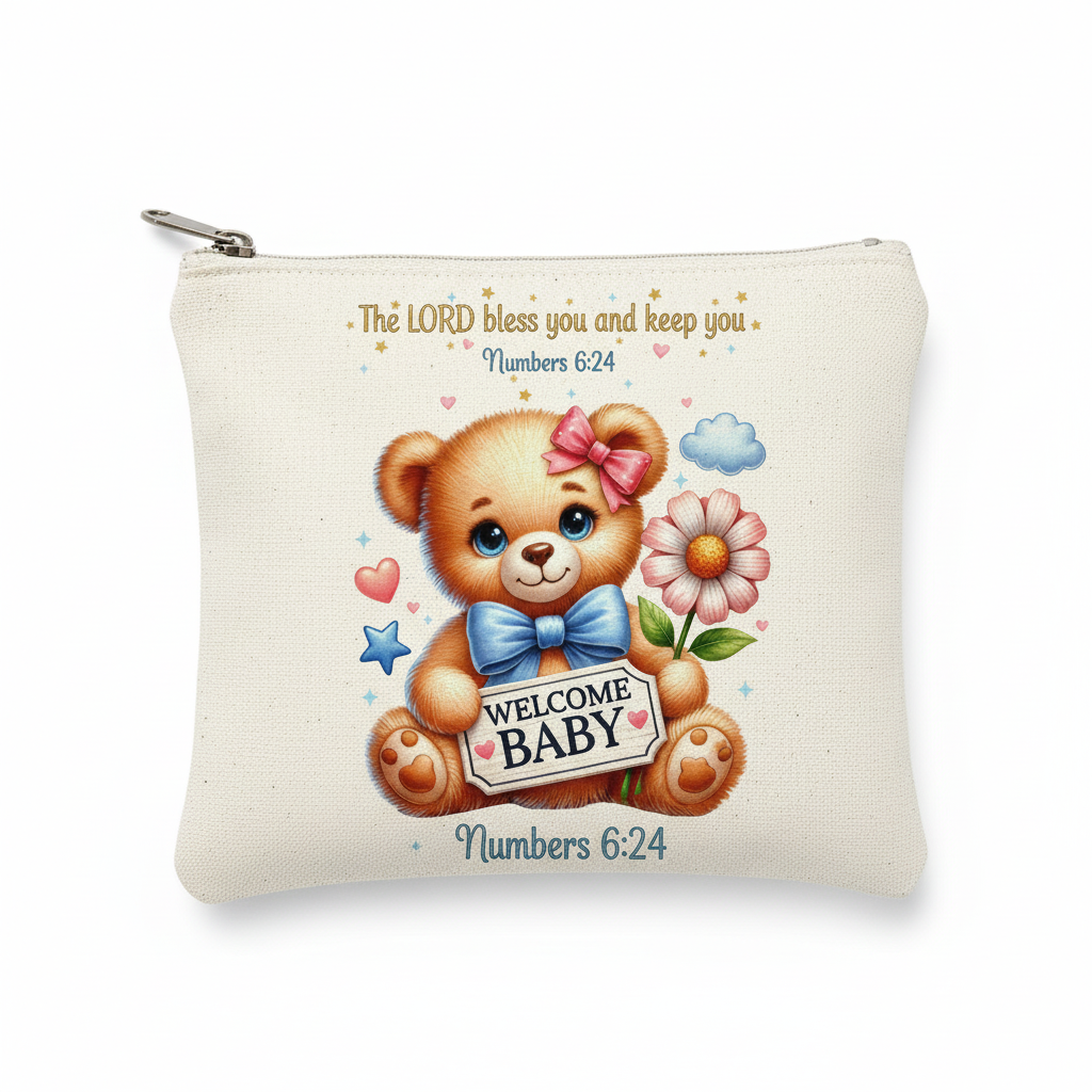Welcome Baby - Zipper Pouch